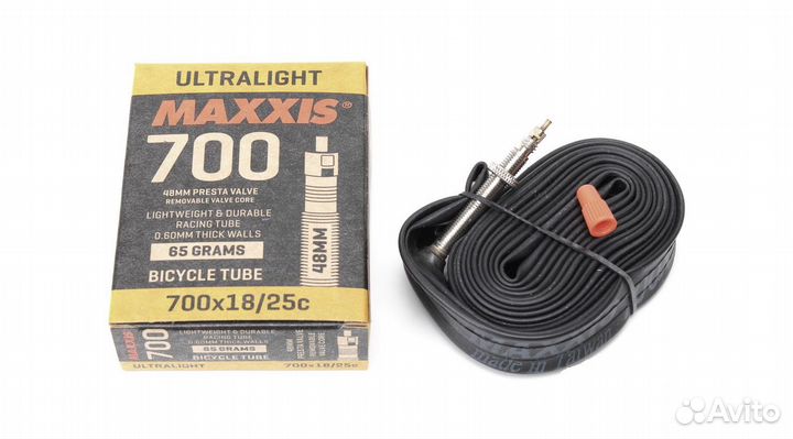 Камера Maxxis Ultralight, 650x18/25c, 48 мм, Prest