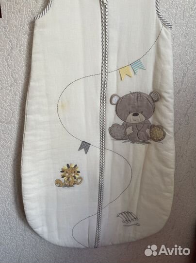 Пеленка кокон утепленный на молнии mothercare