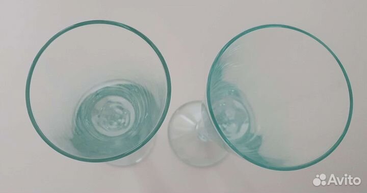 Рюмки/фужеры Бердников цветное стекло СССР