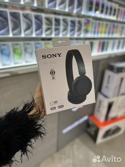 Беспроводные наушники Sony WH-CH520 черный