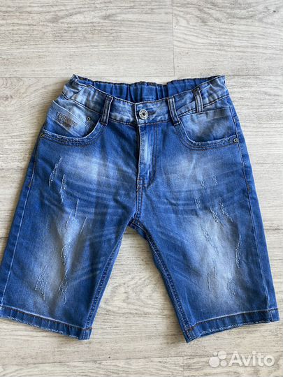 Шорты джинсовые для мальчика 140