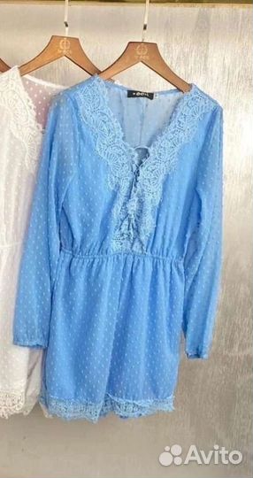 Комбинезон голубой 44-46р