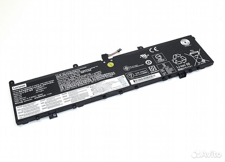 Аккумулятор для Lenovo ThinkPad P1 (L17M4P72) 15,3