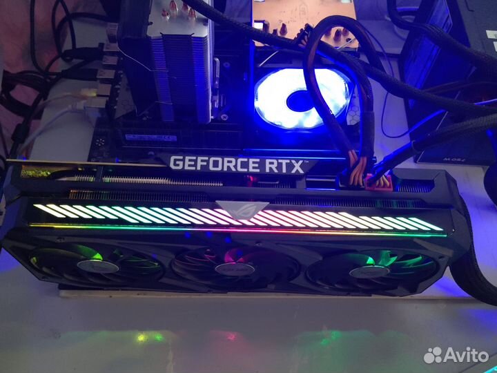 Видеокарта Asus ROG strix RTX 3070 OC (8 GB)