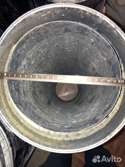 Труба сэндвич из нержавейки 200х270