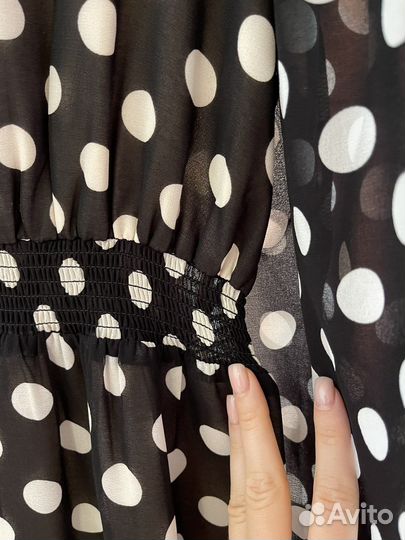 Платье lime в горошек