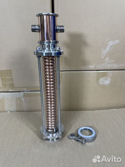 Димрот медный 360мм в стеклянной царге