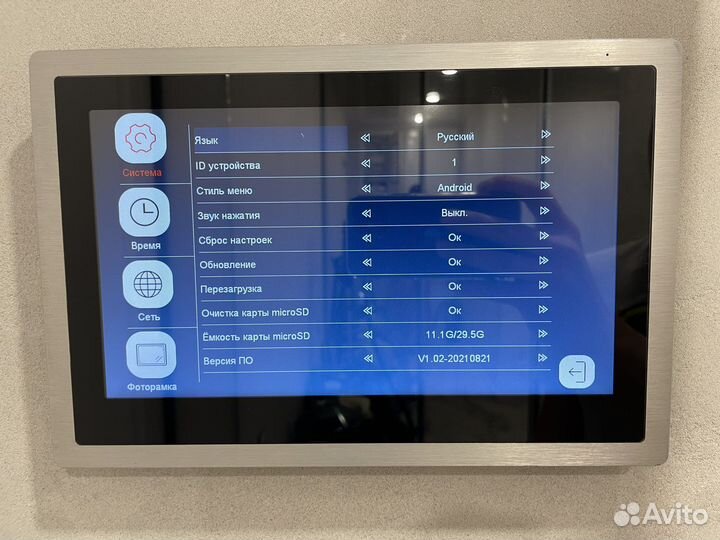 Монитор видеодомофона 10 дюймов wifi (ctv m5102)