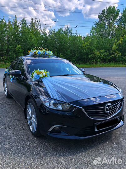 Свадебный кортеж Мазда 6 Skyactiv.Прокат украшений