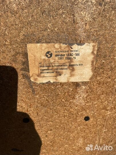 Колонки Вега 50ас 106