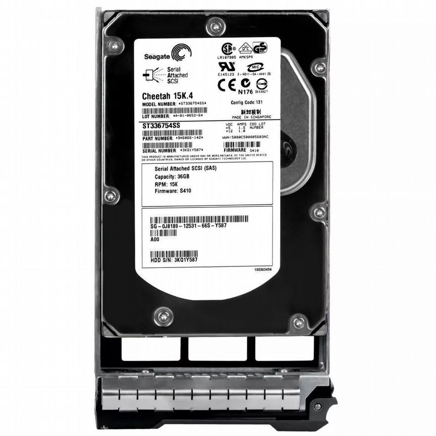 [0J8189] Жесткий Диск Dell 36gb Sas 3,5" Hdd 0j8189