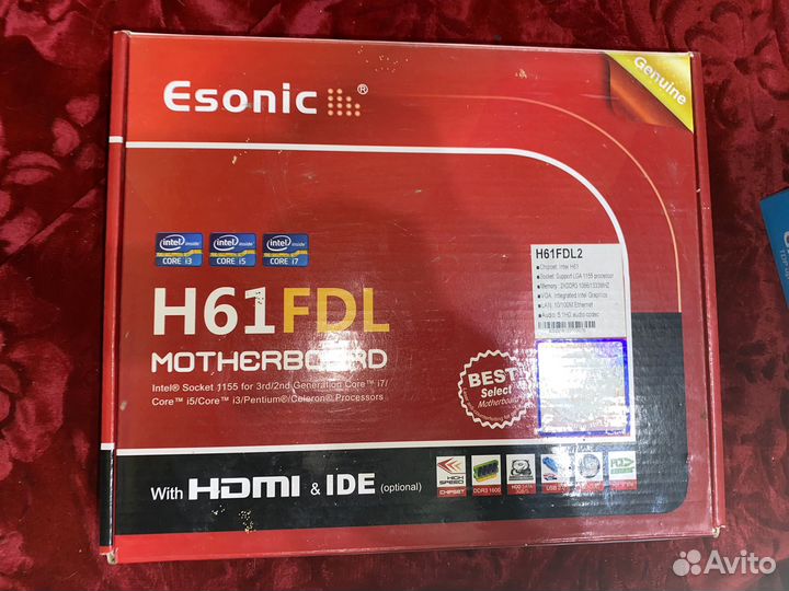 Материнская плата с процессором i5