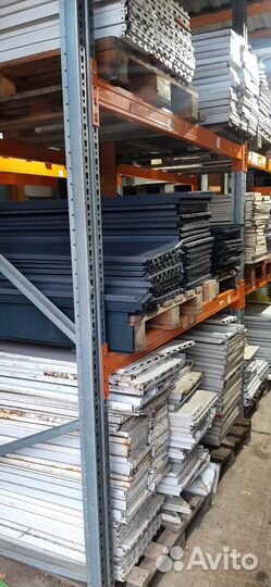 Стеллаж торговый пристенный 100см