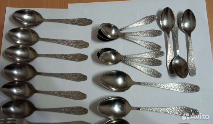 Столовый набор ложки и вилки СССР