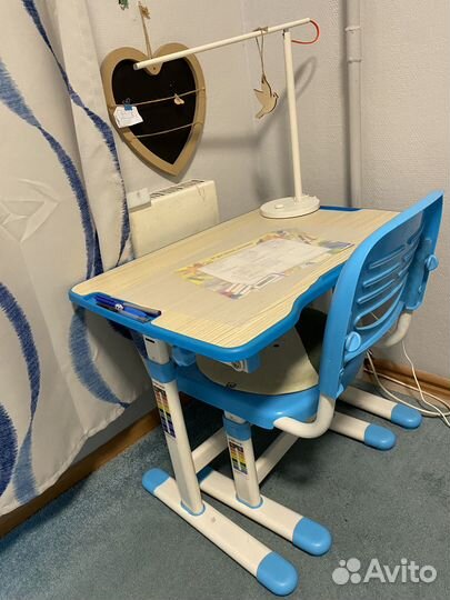 Детский стол и стул растущая парта