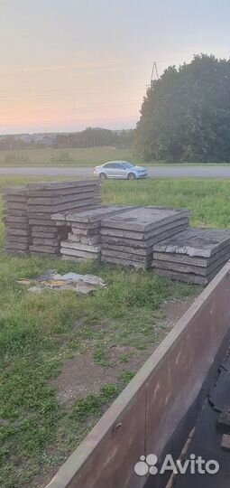 Плиты дорожные