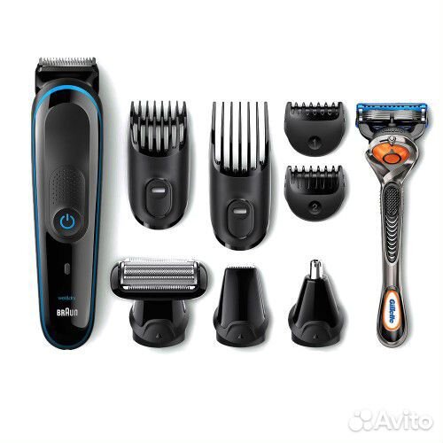 Машинка для стрижки Braun + Бритва Gillette Fusion