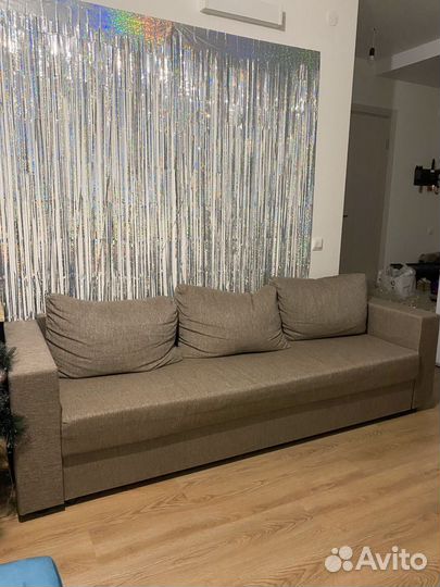 Диван б/у рогожка