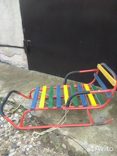 Детские зимние санки