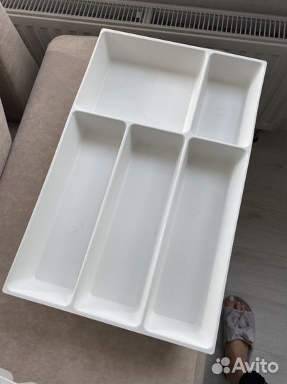 Лоток для столовых приборов, белый, 32x50 см IKEA