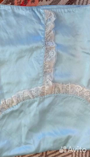 Атласный винтажный конверт для новорождёного