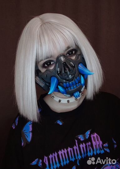 Маска Киберпанк. Карнавальный костюм для Хеллоуина