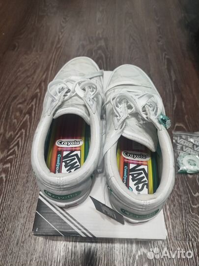 Кеды vans белые