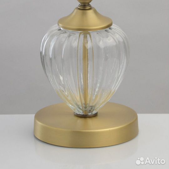 Светильник настольный металлический и текстильный