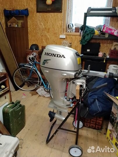 Продам лодочный мотор honda BF 20 D+ лодка