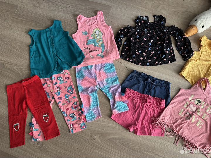 Одежда летняя для девочки пакетом