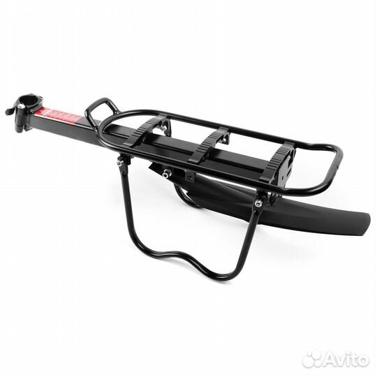 Багажник универсальный алюминиевый с крылом, с уша