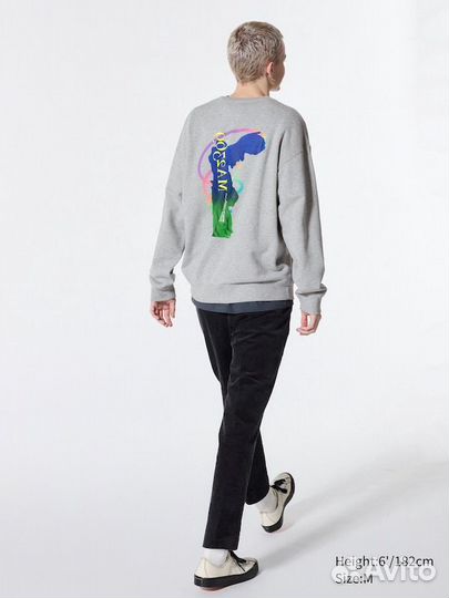 Свитшот louvre archive ut Uniqlo Рзм S(46) Новый с