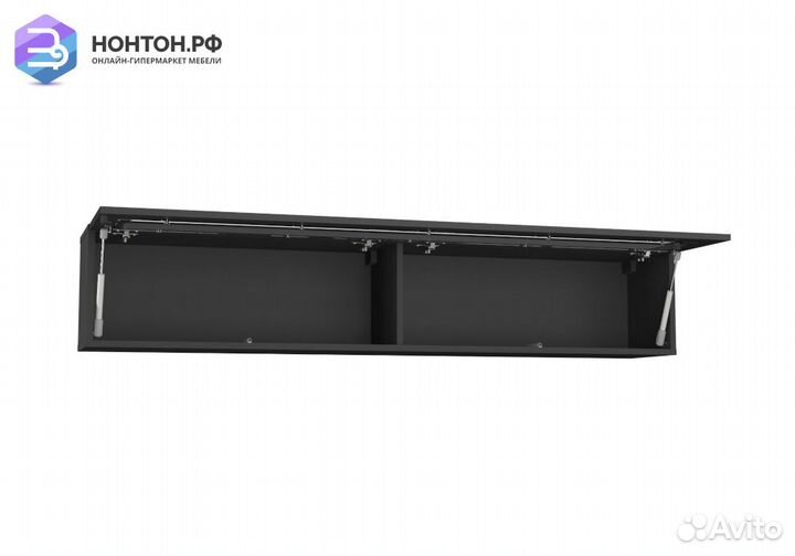 Шкаф навесной Point тип-51 черный глянец / черный