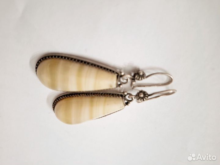 Серьги Серебро 875