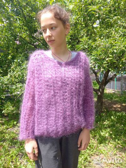 Свитер паутинка из мохера