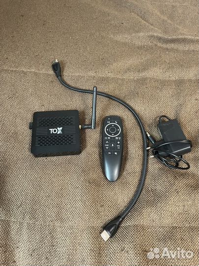 Тв приставка TOX1 + пульт G10s PRO
