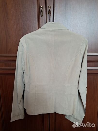 Кожаный пиджак женский