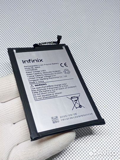 Infinix SMART 8. Аккумулятор. Оригинал