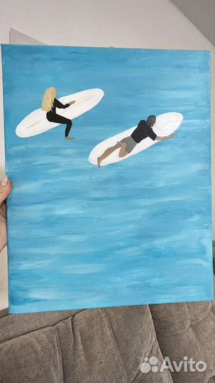 Картина маслом на холсте акрил