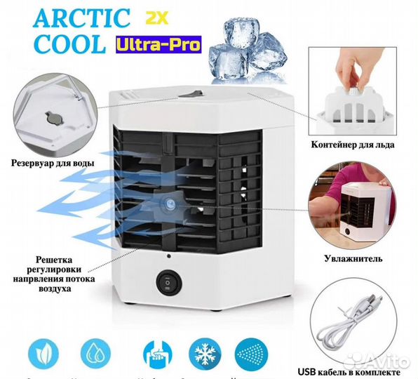 Мини кондиционер arctic air ultra pro 2x оптом