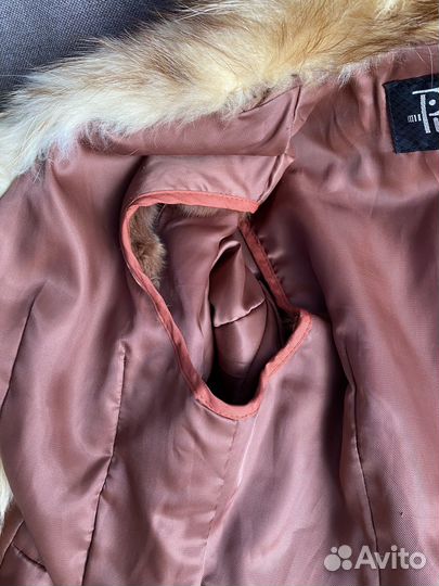 Кожаная куртка с мехом