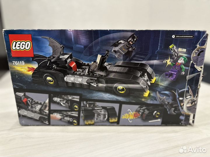 Lego Бэтмен Лего 76119 погоня за джокером