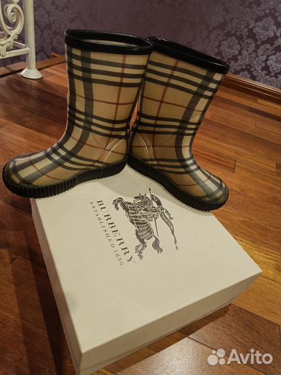 Детские резиновые сапоги Burberry 31/32