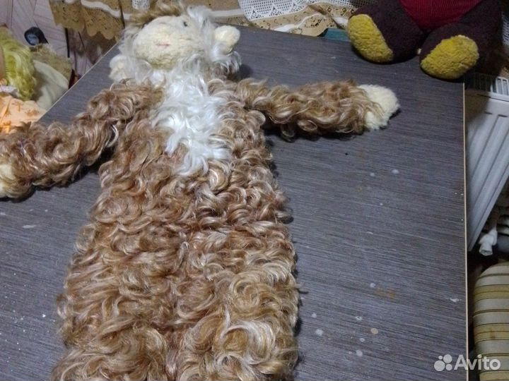 Мягкие игрушки заяц, медведь и обезьяна