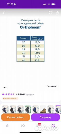 Ботинки демисезонные детские для мальчика