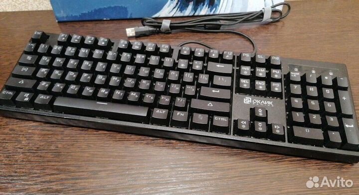 Игровая клавиатура oklick vortex 940g