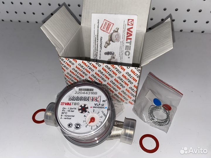 Счетчик воды valtec универсальный