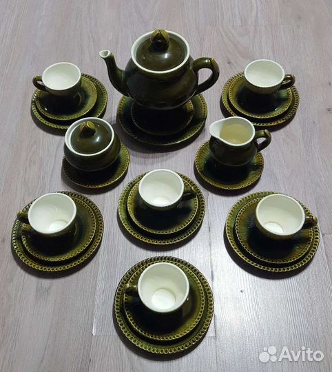 Сервиз кофейный (25 предметов). Конаково зик