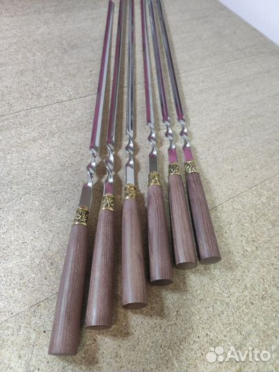 Подарочные шампура мореный бук