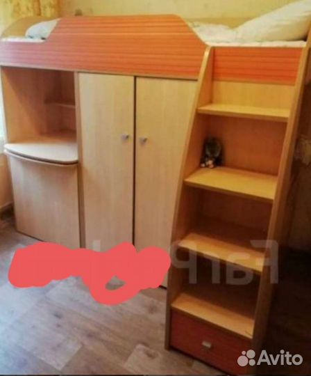 Кровать чердак